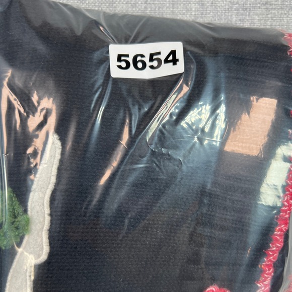 VTG Coldwater Creek Snowflake Ski Scene Zip Up Cardigan Sweater Women L Holiday - Picture 11 of 11